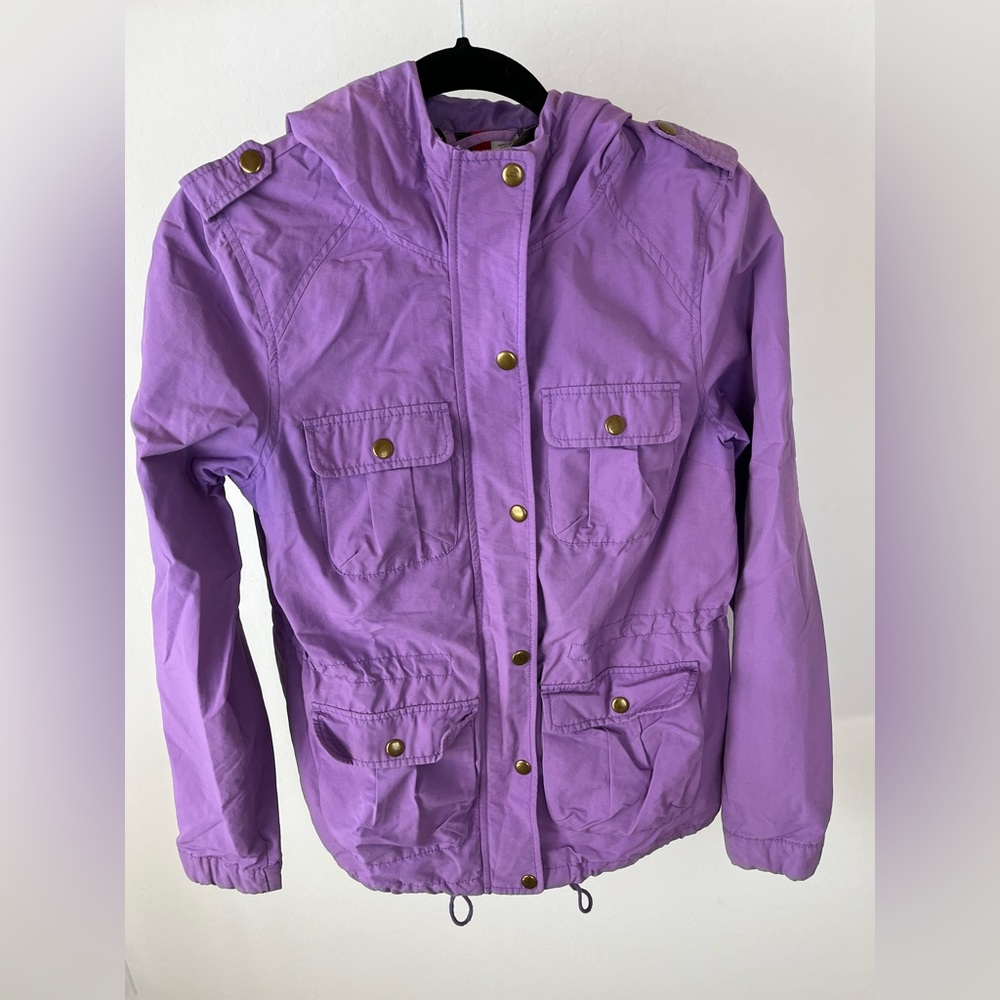 H&M purple Rain jacket
